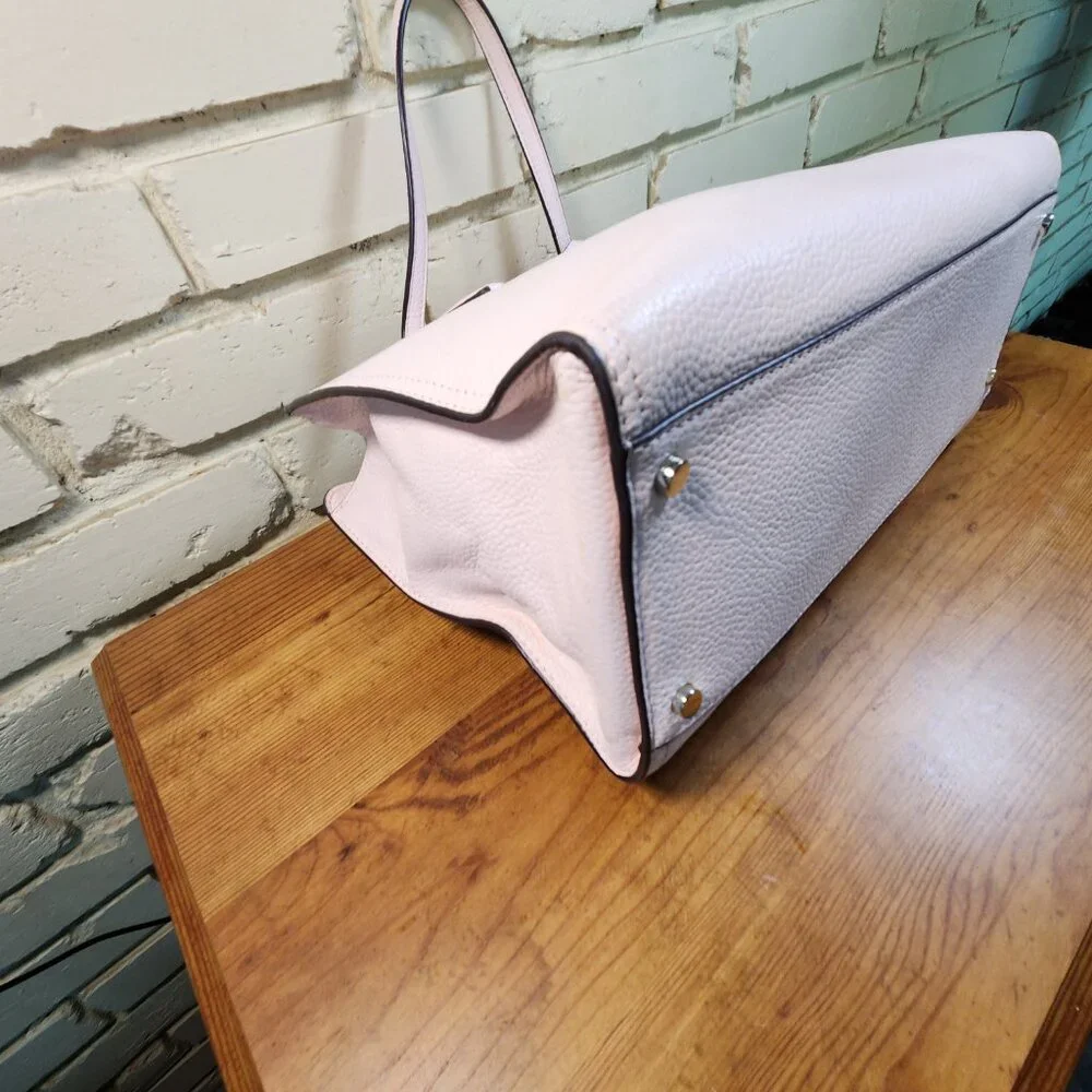 Euc Kate Spade Rowe Light Pink Leather Shoulder Bag Purse